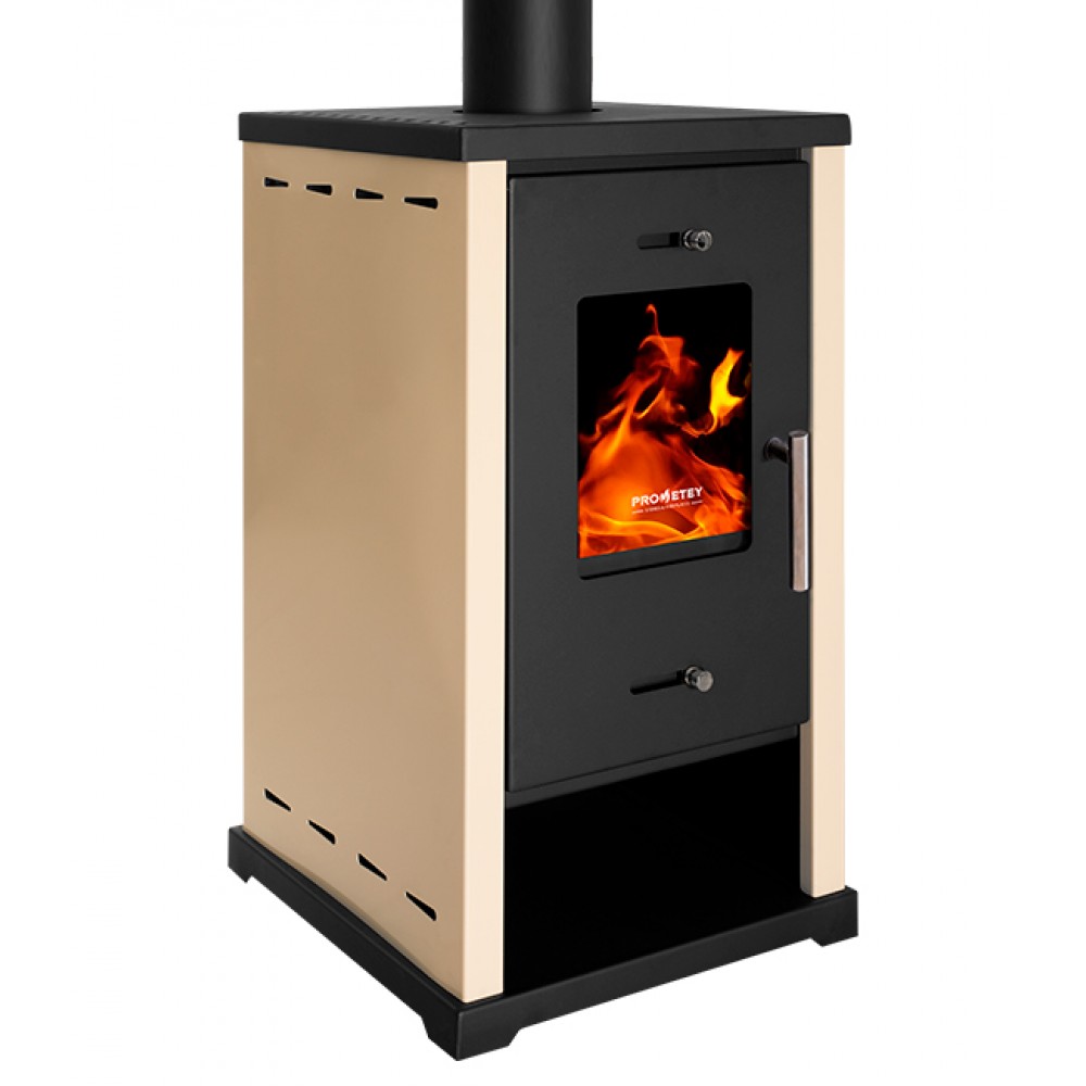 Kaminpliit / puupliit Prometey EKO Mini Ivory 6.4 kW