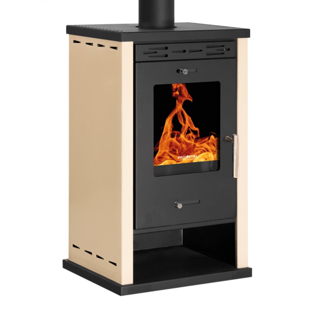 Kaminpliit / puupliit Prometey EKO 3 Ivory, 8.5 kW