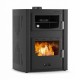 Veesärgiga kamin ja ahi Velmora Fire ATS HYDRO ΜΑSΙΝΑ 90-30 must, 35kW | Veesärgiga kaminad | Kaminpliidid / Puupliidid |