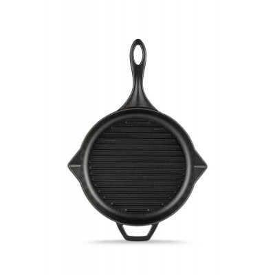 Emailitud malmist grillpann Hosse, Black Onyx, Ф24cm - Malmist grillpann