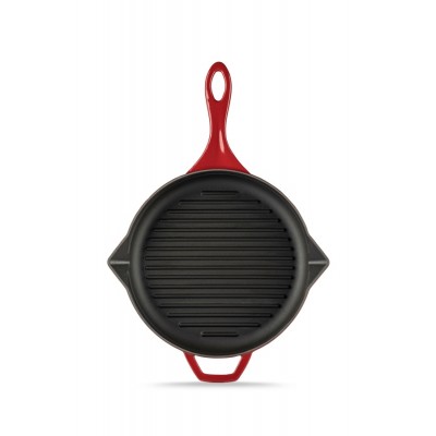 Emailitud malmist grillpann Hosse, Rubin, Ф24cm - Malmist grillpann
