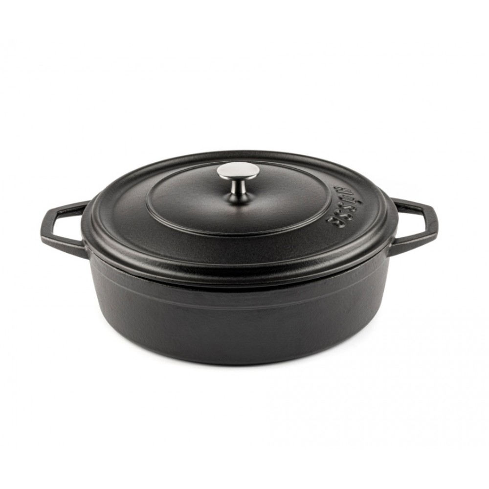 Madal malmpott Hosse, Black Onyx, Ф26
