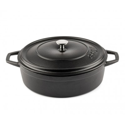 Madal malmpott Hosse, Black Onyx, Ф28 - Malmpott
