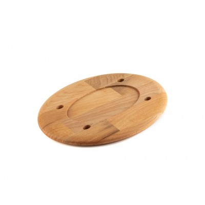 Puidust alus jaoks ovaalne plaat Hosse HSOISK1728, 17x28cm - Puidust alus