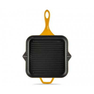 Emailitud malmist grillpann Hosse, Dijon, 28x28cm - Malmist grillpann