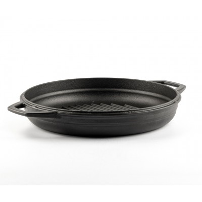 Emailitud malmist grillpann Hosse, Black Onyx, Ф22cm - Lame malmpann