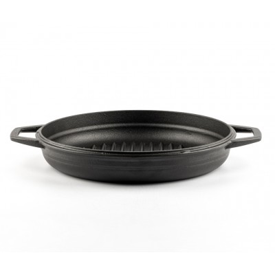 Emailitud malmist grillpann Hosse, Black Onyx, Ф22cm - Lame malmpann