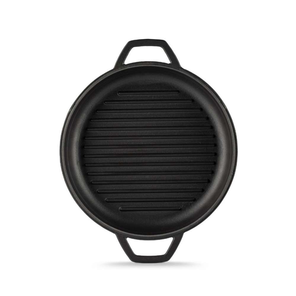 Emailitud malmist grillpann Hosse, Black Onyx, Ф22cm | Lame malmpann | Malmpann |