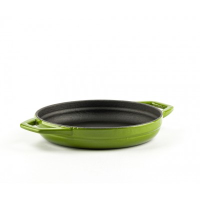 Emailitud kahe sangaga malmpann Hosse, Bamboo, Ф16cm - Lame malmpann