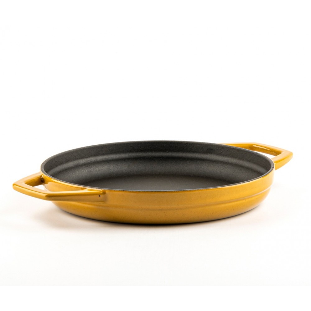 Emailitud kahe sangaga malmpann Hosse, Dijon, Ф22cm