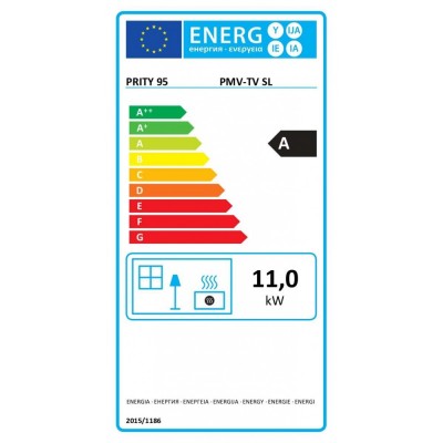 Puuküttega pliit Prity PMV-TV SL, 11 kW - Prity