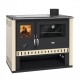 Puuküttel pliit Prity GT, keraamilise klaasplaadiga, 15 kW |  |  |