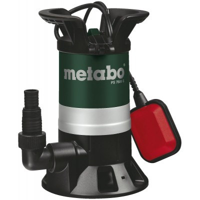 Drenaažipump Puhta ja musta vee jaoks Metabo PS 7500 S, 1 1/4", võimsus 450 W, tõstekõrgus 5 m - Veepump
