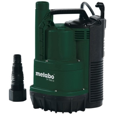 Puhta vee sukeldatav pump METABO TP 7500, võimsus 300 W, vooluhulk 7500 l/h, tõstekõrgus 6,5 m - Veepump
