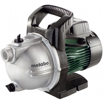 Ühefaasiline aiapump puhta vee jaoks Metabo P 4000 G, võimsus 1100 W, vooluhulk 4000 l/h, tõstekõrgus 46 m - Veepump