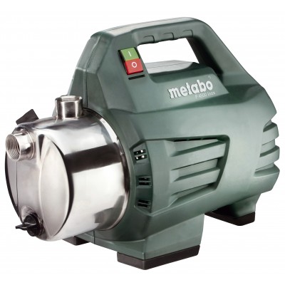 Aiapump puhta vee jaoks Metabo P 4500 INOX, 1", võimsus 1300 W, vooluhulk 75 l/min (4500 l/h), tõstekõrgus 48 m - Veepump