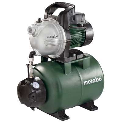 Hüdrofoor Metabo HWW 4000/25 G, võimsus 1100 W, vooluhulk 4000 l/h, tõstekõrgus 46 m, paagi maht 24 L - Toote võrdlus