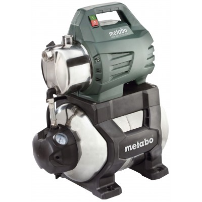 Ühefaasiline hüdrofoorveepump METABO HWW 4500/25 INOX PLUS, võimsus 1300 W, vooluhulk 4500 l/h, tõstekõrgus 48 m, paagi maht 24 L - Veepump