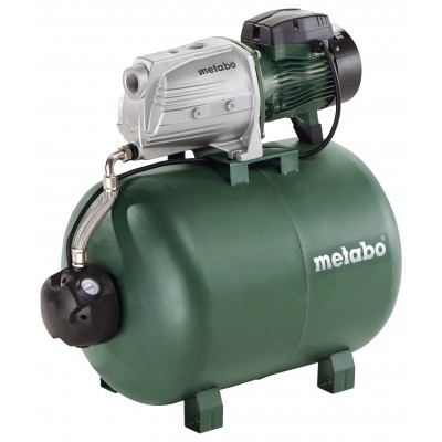 Ühefaasiline hüdrofoorveepump METABO HWW 9000/100 G, võimsus 1800 W, vooluhulk 9000 l/h, tõstekõrgus 51 m, paagi maht 100 L - Veepump