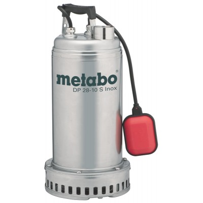 Ühefaasiline drenaažipump musta vee jaoks Metabo DP 28-10 S Inox, võimsus 1850 W, voolukiirus 28 000 l/h, tõstekõrgus 17 m - Toote võrdlus
