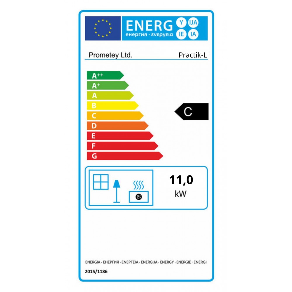 Puuküttega pliit Prometey Practik-L, 11kW | Puuküttega pliidid |  |