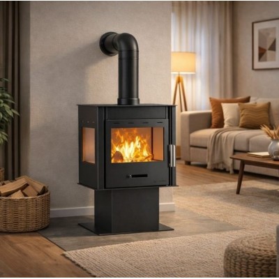 Kaminpliit / puupliit Velmora Fire ATS 100 3SIDE, 12.19kW - Kaminpliidid / Puupliidid