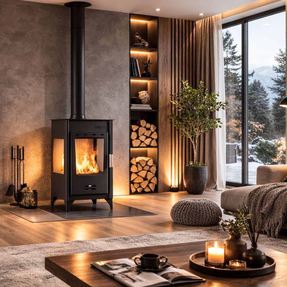 Kaminpliit / puupliit Balkan Energy ATS 90-10 3 SIDE, 12.12kW | Kaminpliidid / Puupliidid |  |