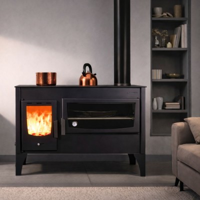 Puuküttega pliit Velmora Fire ATS ΜΑSΙΝΑ VERGINA, 10.2kW - Puuküttega pliidid