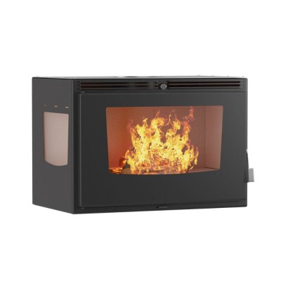 Kaminasüdamik Velmora Fire ATS INSERT CORNER AIR 700, ventilaatori ja õhukanalite, vasakule, 11.84kW - Kaminad