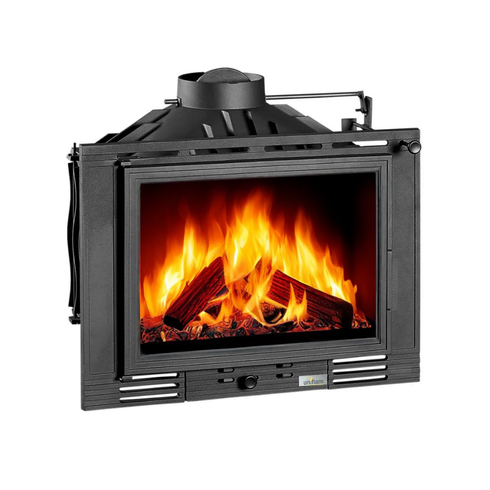Kaminasüdamik UNIFLAM 700 ECO koos klapiga ja õhuvarustusega, 8 kW | Kaminasüdamik | Kaminad |
