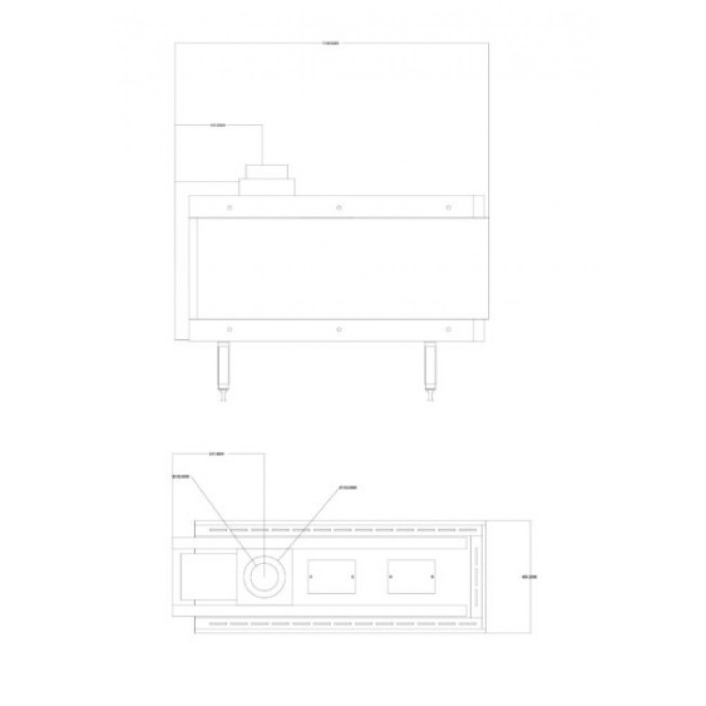 Gaasikamin Balkan Energy GAS 3SIDE 100, 8.2kW - 10.2kW | Gaasikaminad | Kaminad |