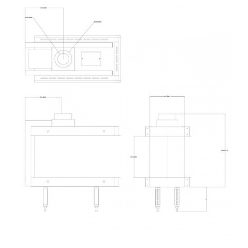 Gaasikamin Balkan Energy GAS 3SIDE 70, 5.8kW - 7.8kW | Gaasikaminad | Kaminad |