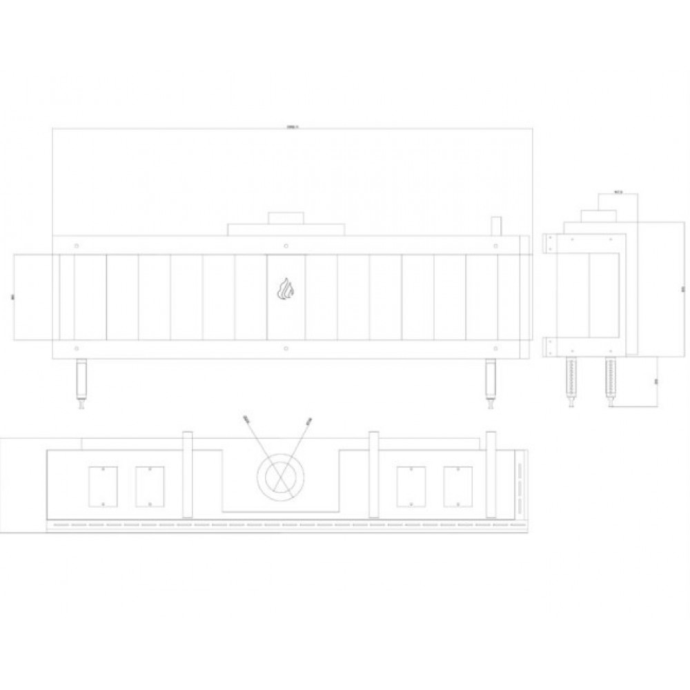 Gaasikamin Balkan Energy GAS CORNER 200, 17kW | Gaasikaminad | Kaminad |