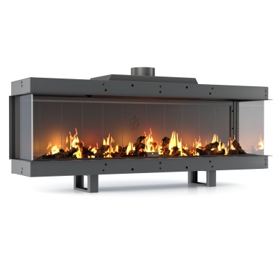 Gaasikamin Velmora Fire GAS PANORAMA 100, 10.2kW - Kaminad