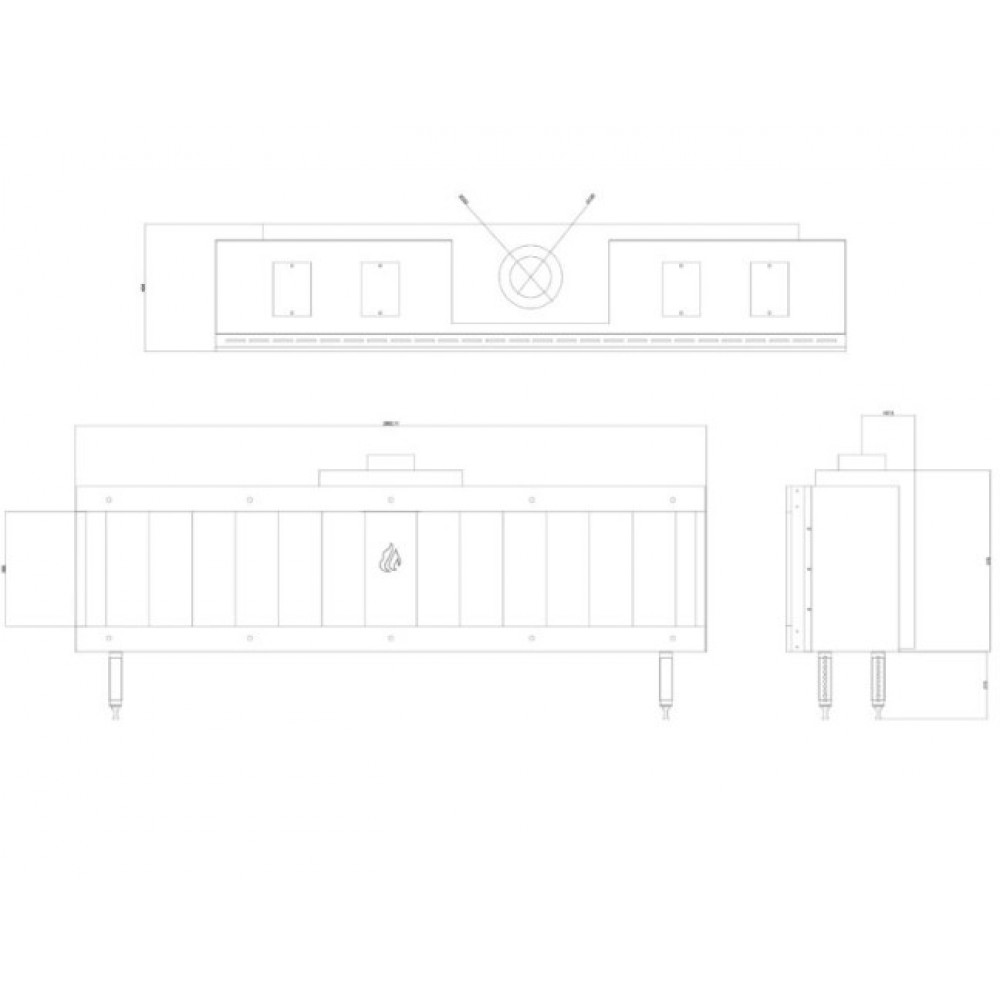Gaasikamin Balkan Energy GAS STRAIGHT 200, 17kW | Gaasikaminad | Kaminad |