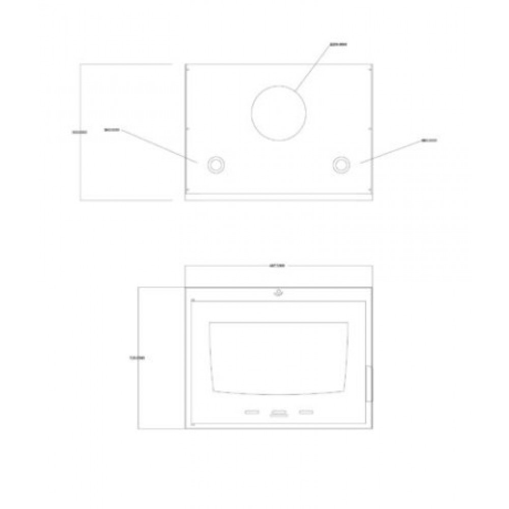 Veesärgiga kaminasüdamik Balkan Energy ATS INSERT HYDRO 700, 14.5kW | Veesärgiga kaminasüdamik | Kaminad |
