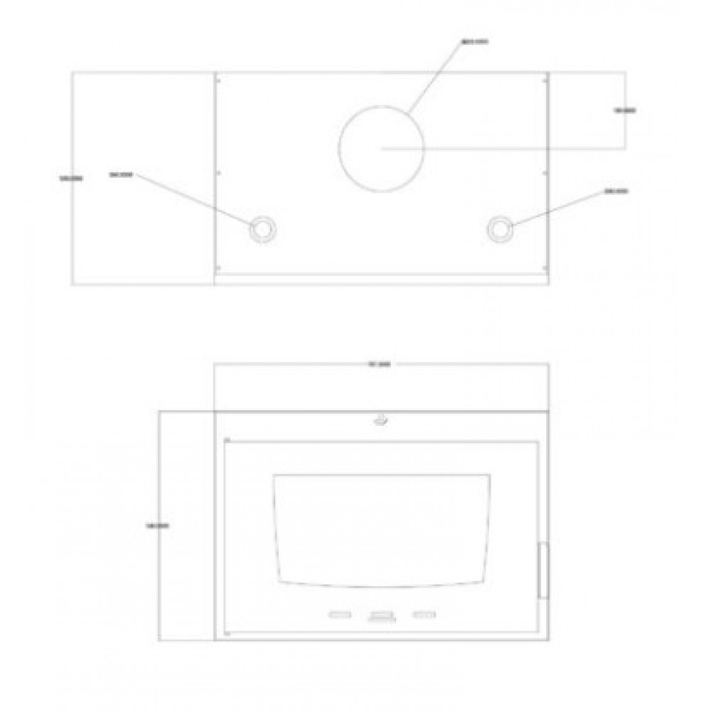 Veesärgiga kaminasüdamik Balkan Energy ATS INSERT HYDRO 800, 16.11kW | Veesärgiga kaminasüdamik | Kaminad |