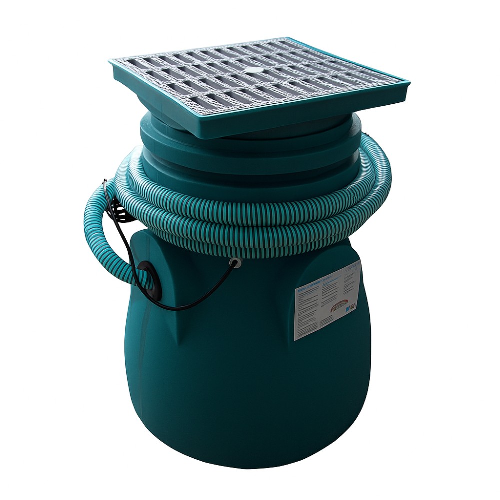 Reoveepumpla TWINGO 300 pumbaga, sisseehitatud paigalduseks – maht 75 l, võimsus 0,33 kW, vooluhulk 0,15 m³/h, tõstekõrgus 5,8 m | Sukelpump | Veepump |