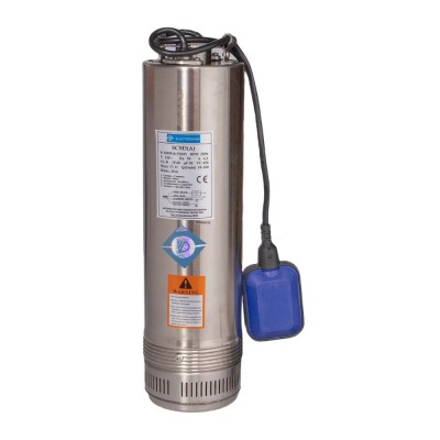 Sukeldatav pump välise ujukiga Electromash SCM 3 PVC tiivik, võimsus 0,55 kW, tõstekõrgus 30 m, voolukiirus 9000 l/h, sobib kaevude ja muude rakenduste jaoks - Veepump kaevu