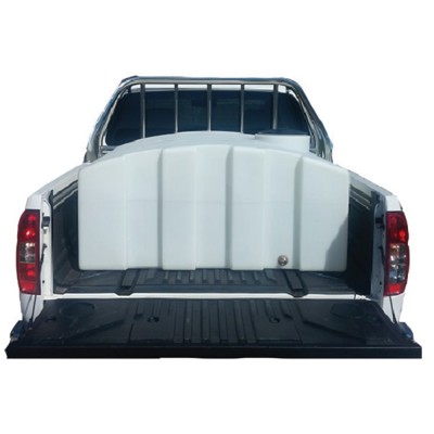 Joogivee mahuti HydroMoby PICK UP S9 pikapile, horisontaalne 850 L (valge) - HydroMoby