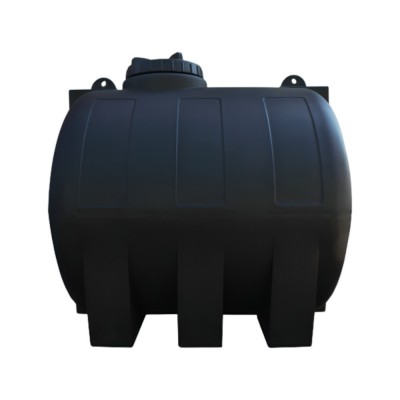 Joogivee mahuti MAVIL, silindriline horisontaalne 500 L (must) - Joogivee mahutid