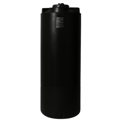 Joogivee mahuti MAVIL, silindriline vertikaalne 750 L (must) - Joogivee mahutid