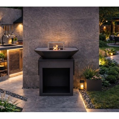 Terasest söegrill Balkan Energy POLY-920 - Grill