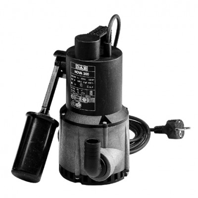 Sukeldatav drenaaživeepump DAB NOVA 600 M-A - SV / 550 W, tõstekõrgus 10 m, vooluhulk 16,2 m³/h, võimsus 0,8 kW - Tsentrifugaalpump