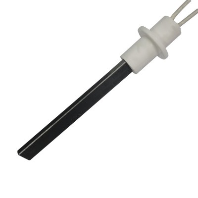 Pelleti süütepulk musta kvartskristalliga pelletikaminatele Ravelli, Moretti Design, Karmek One, BURNiT ja teistele, kogupikkus 127 mm, 400 W - Pelleti süütepulk