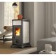 Itaalia kaminpliit / puupliit La Nordica Gemma, valge, 6.5kW | Kaminpliidid / Puupliidid |  |