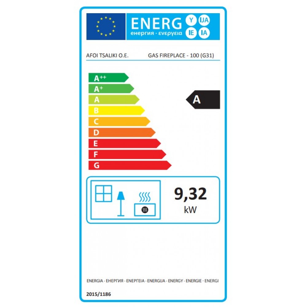 Gaasikamin Balkan Energy GAS STANDING CORNER, 3.9kW - 6.0kW | Gaasikaminad | Kaminad |