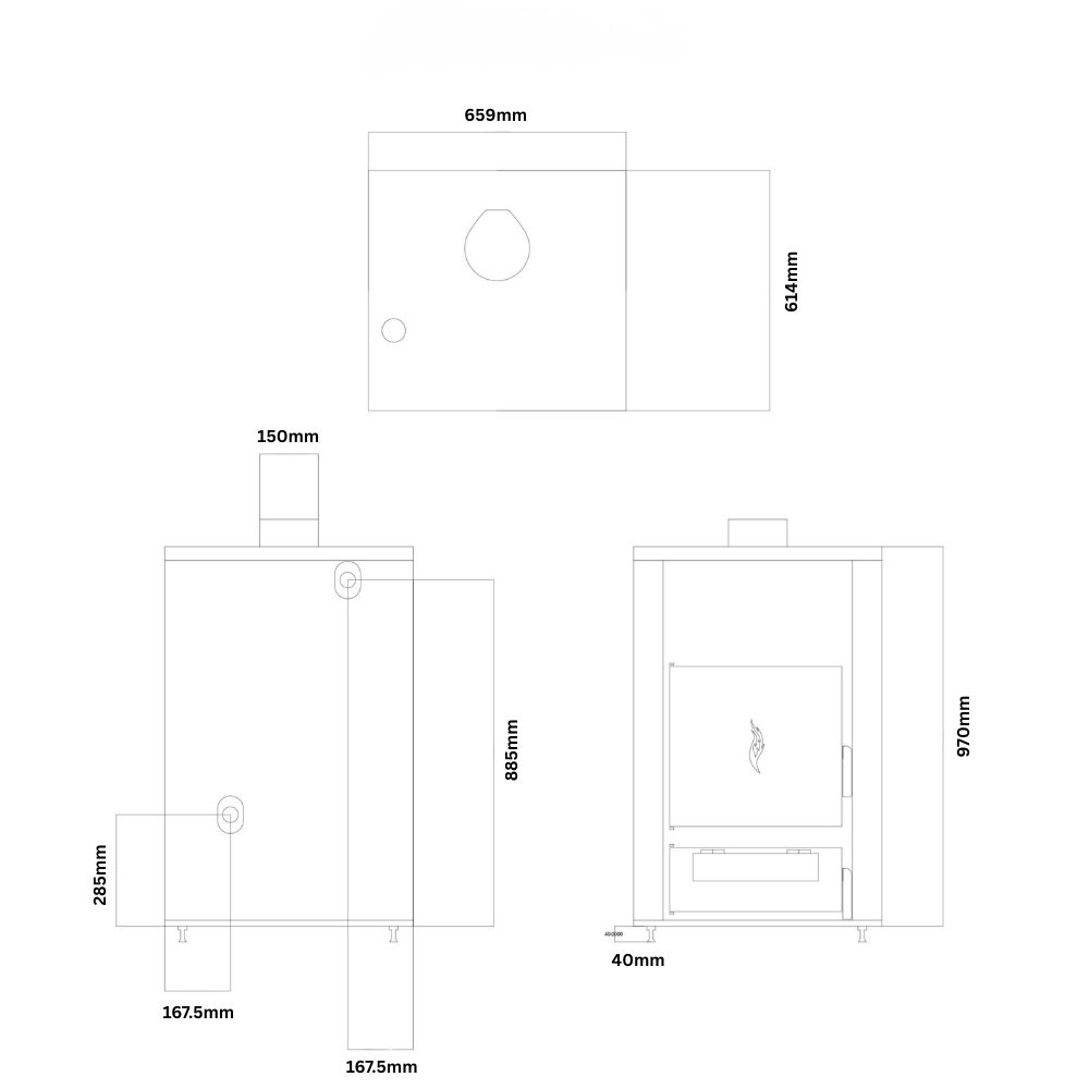 Puidukatel / tahkeküttekatel Balkan Energy ATS HYDRO, 31 kW | Puidukatlad / Tahkeküttekatel |  |
