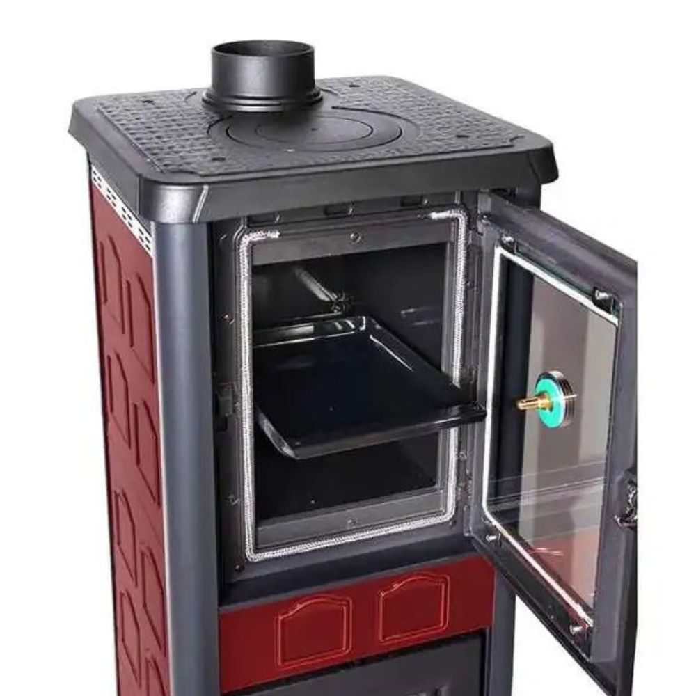 Itaalia kaminpliit / puupliit La Nordica Gemma Forno, punane, 7.3kW | Puuküttega pliidid |  |