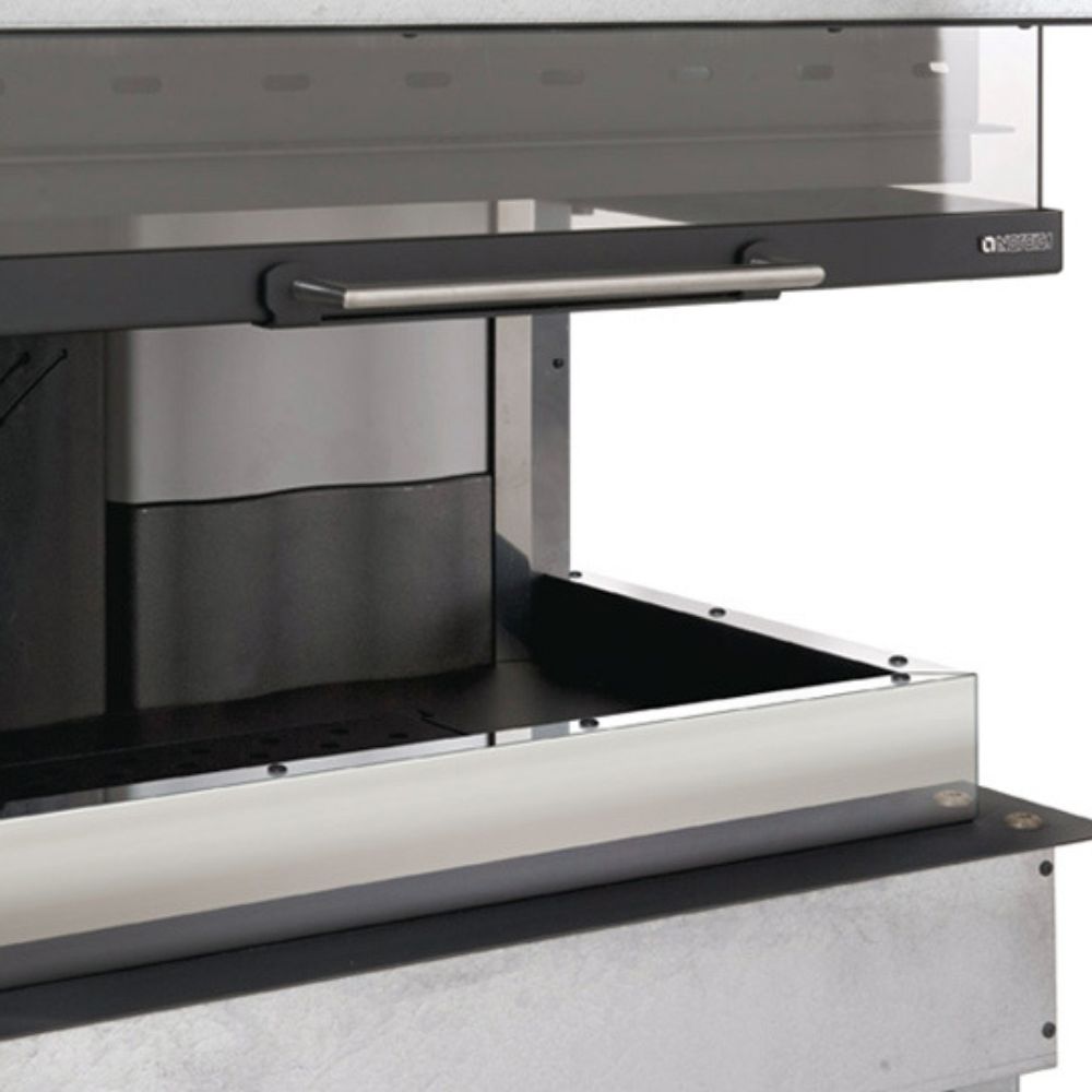 Itaalia malm kaminasüdamik La Nordica Monoblocco 800 Angolo õigus, 10.0kW | Kaminasüdamik | Kaminad |